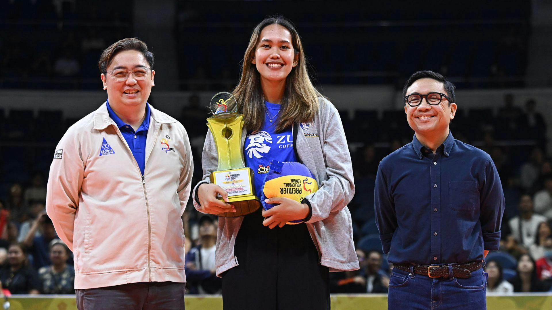 Riza Nogales turns draft-day doubts into Best Middle Blocker award in PVL Invitational